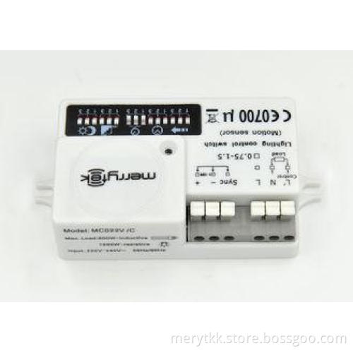120 - 277V AC Cluster Control Microwave Motion Sensor , Dua